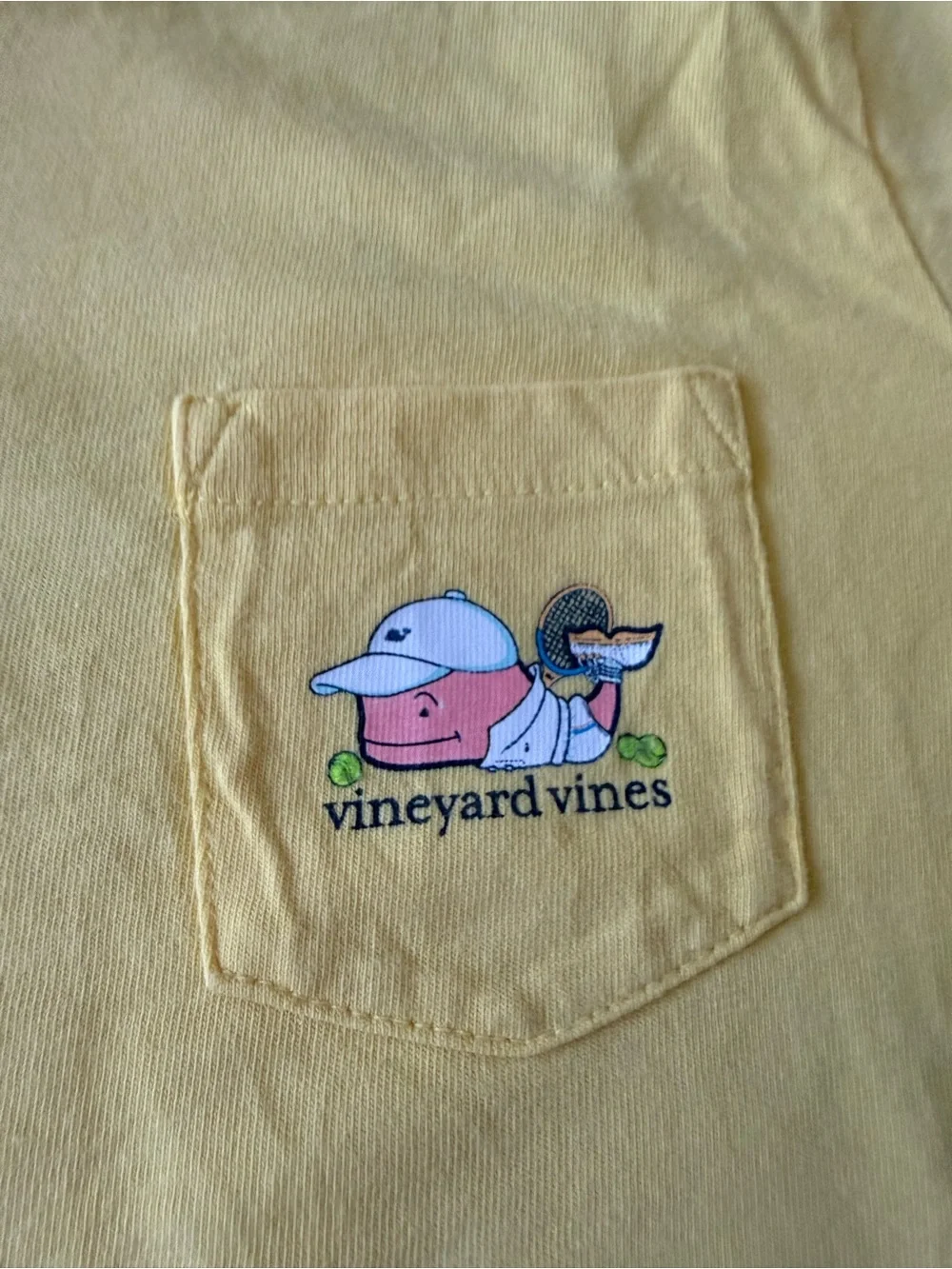 Vineyard Vines pale yellow